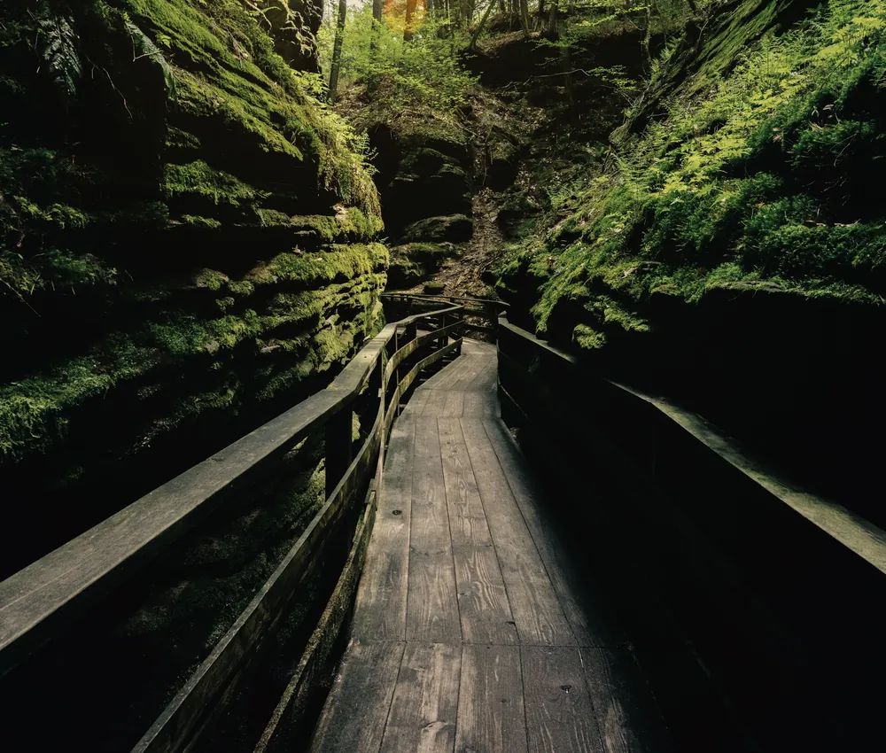 Hiking day in Wisconsin Dells