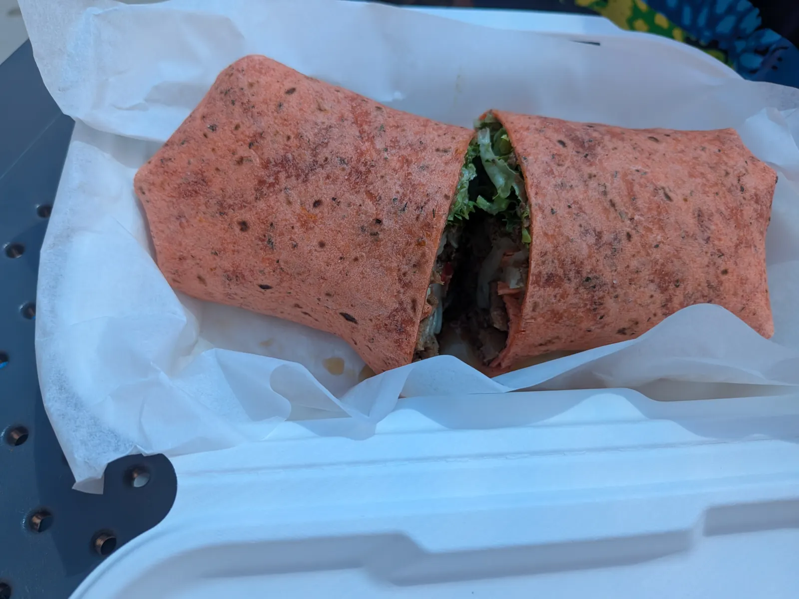 A wrap from the Land of Natura food court