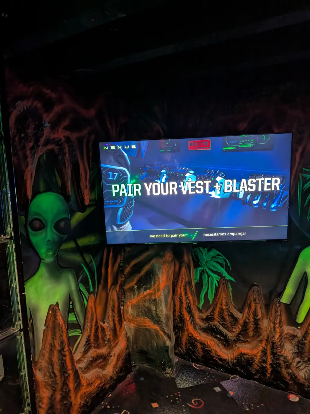 The laser tag entrance at Wild Fun Zone